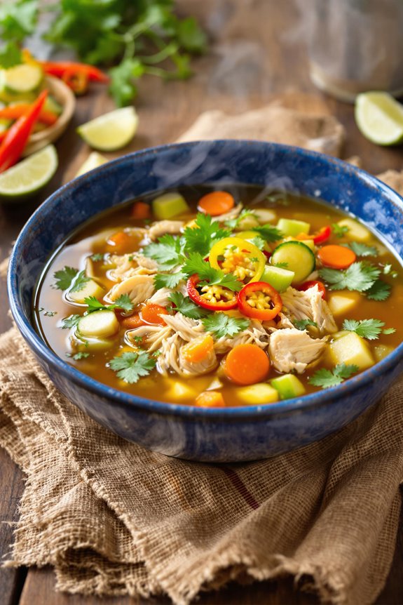 authentic mexican chicken soup