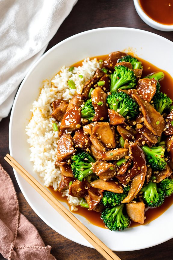 beef and broccoli stir fry
