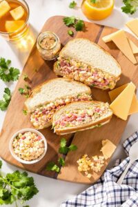 bologna cheese sandwich salad