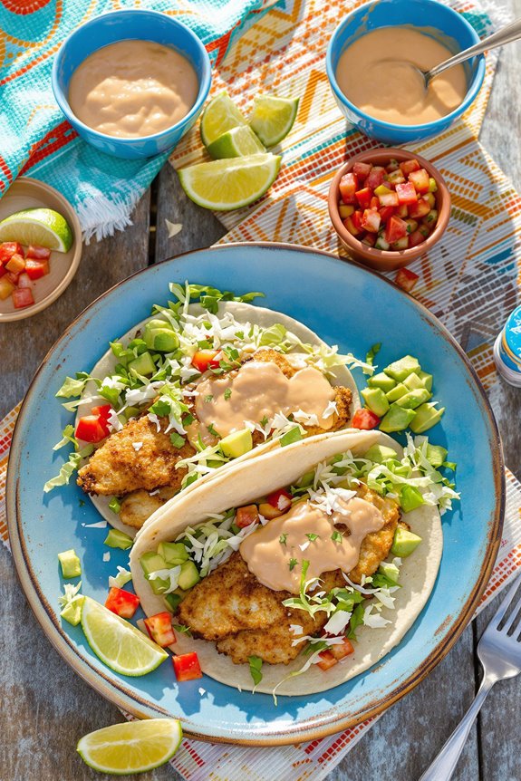 coastal bliss fish tacos