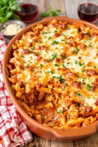 comforting italian ziti dish