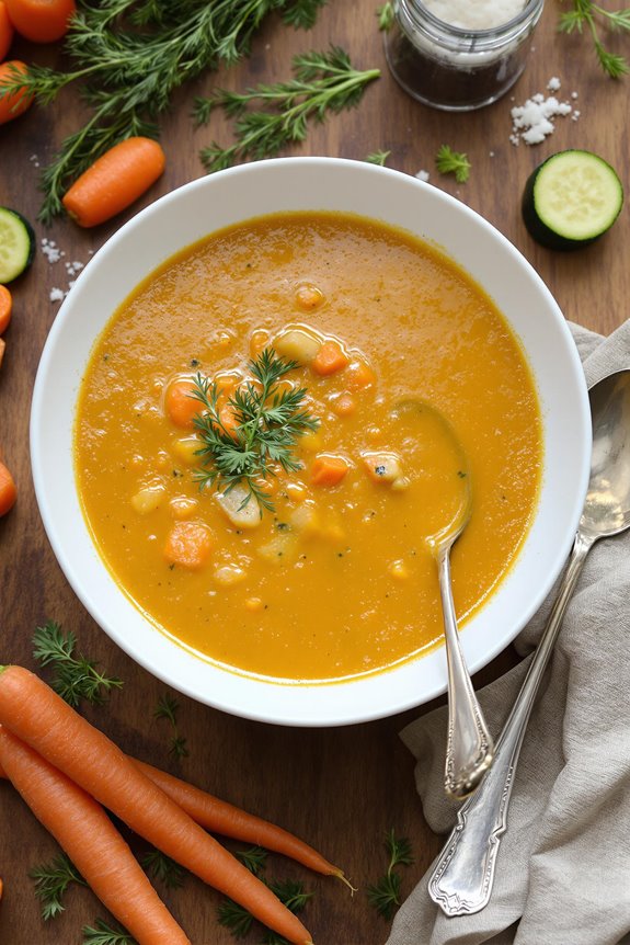 comforting vegetable soup recipe