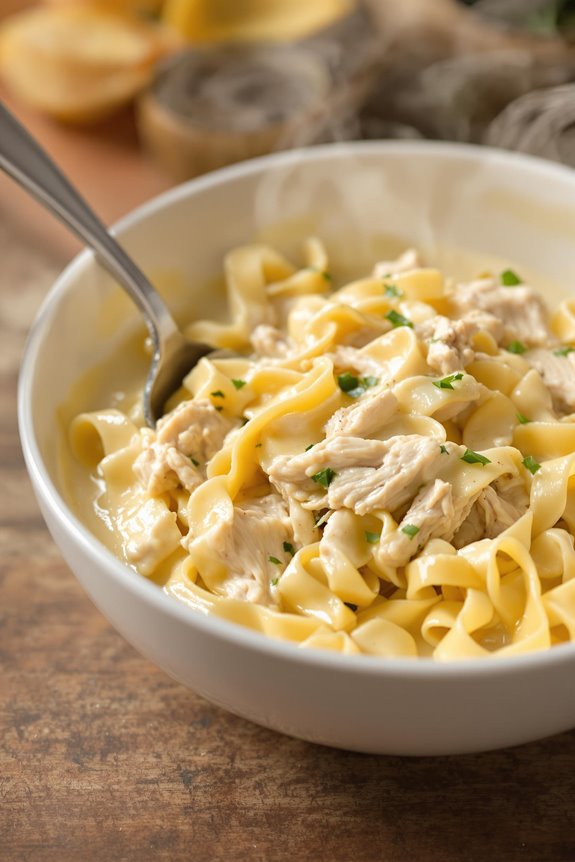 cozy chicken noodle recipe