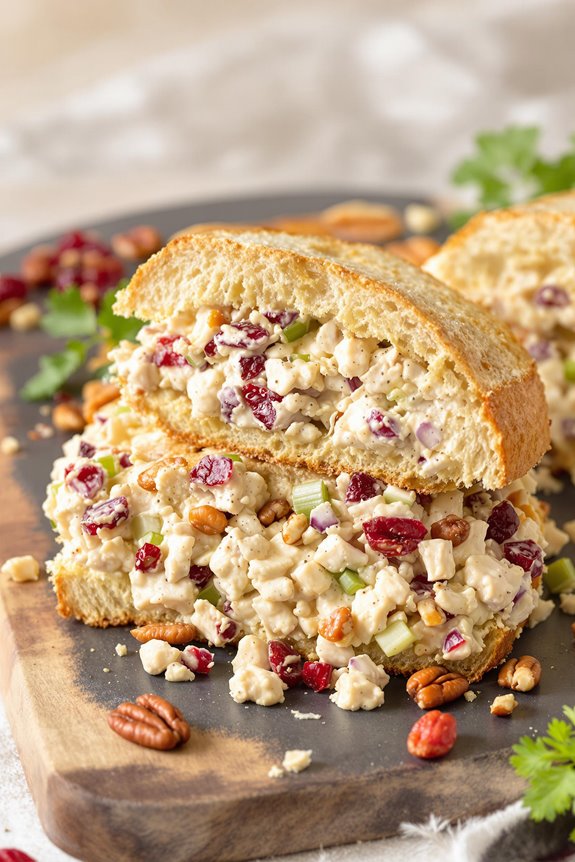 cranberry pecan chicken salad