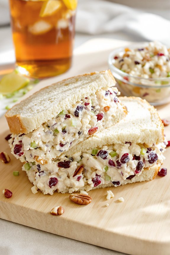 cranberry pecan chicken salad