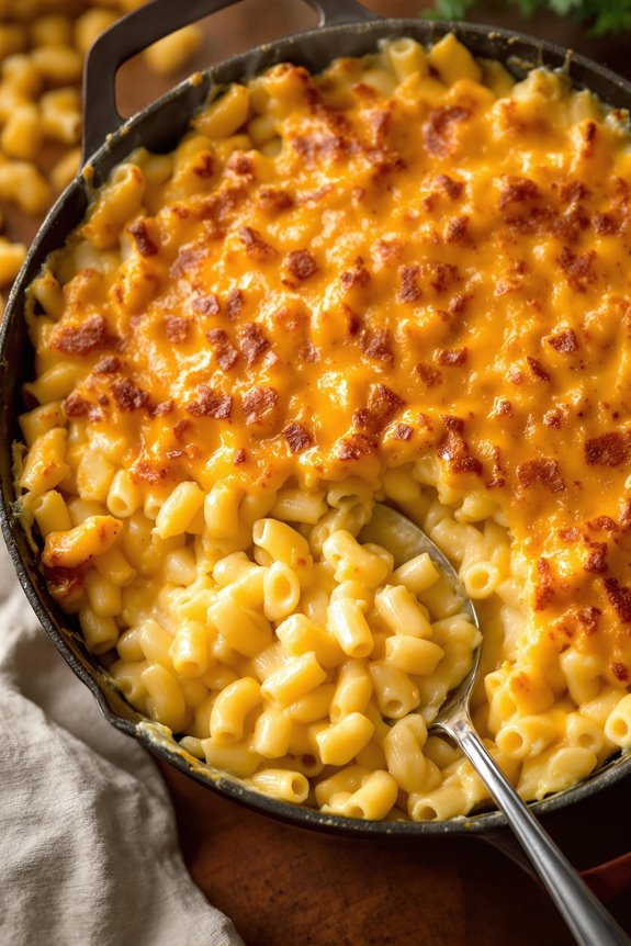 creamy baked mac and cheese