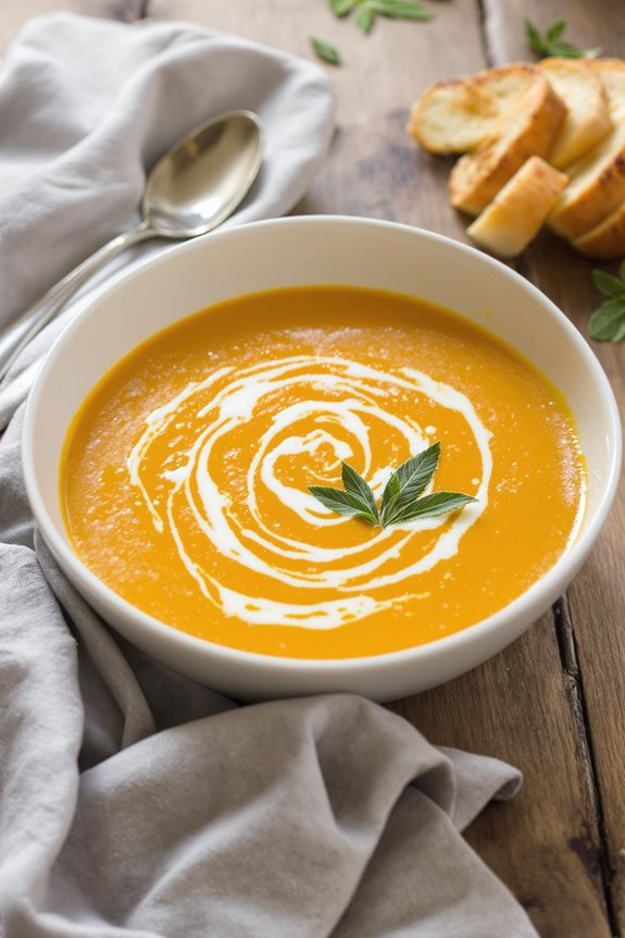 creamy butternut squash soup