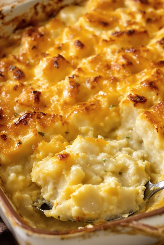 creamy cheesy au gratin potatoes