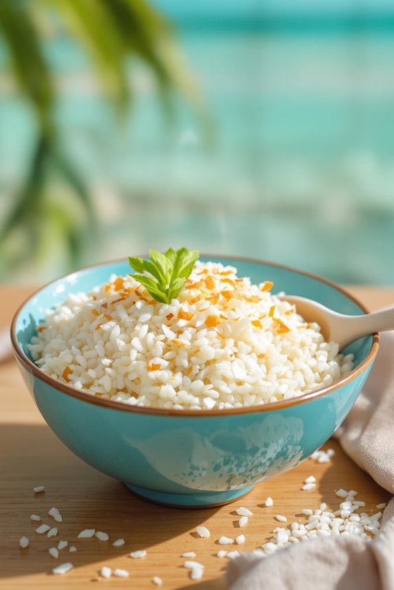 creamy coconut rice recipe