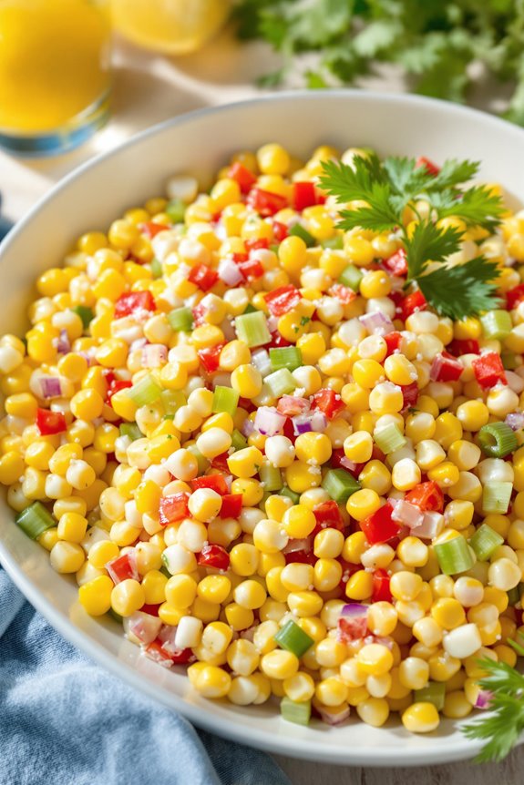 creamy corn salad dressing
