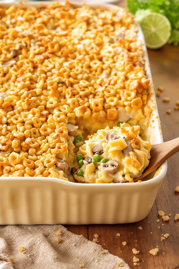 creamy crunchy tuna casserole