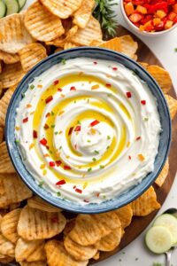 creamy feta pepper dip