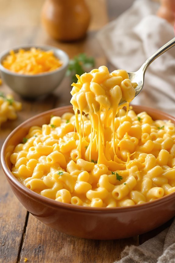 creamy homestyle mac and cheese