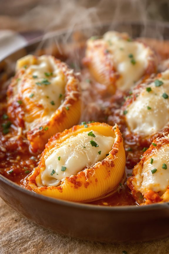 creamy italian stuffed shells