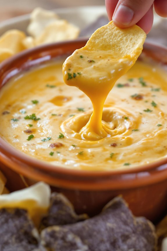 creamy mexican queso dip