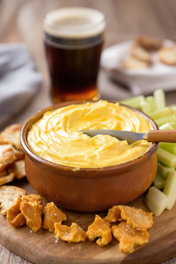 creamy pub style beer cheese