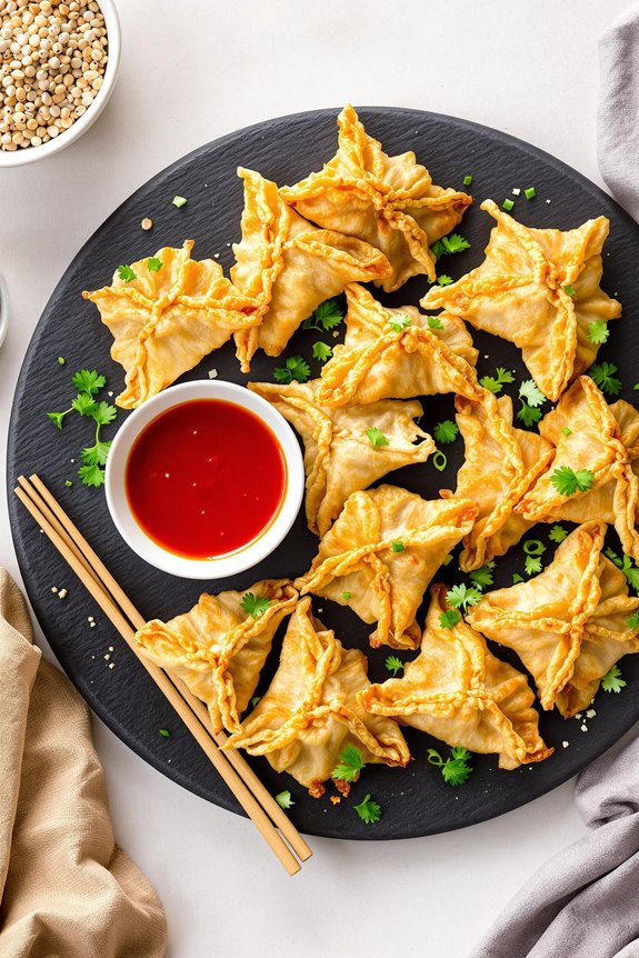 crispy crab rangoon recipe