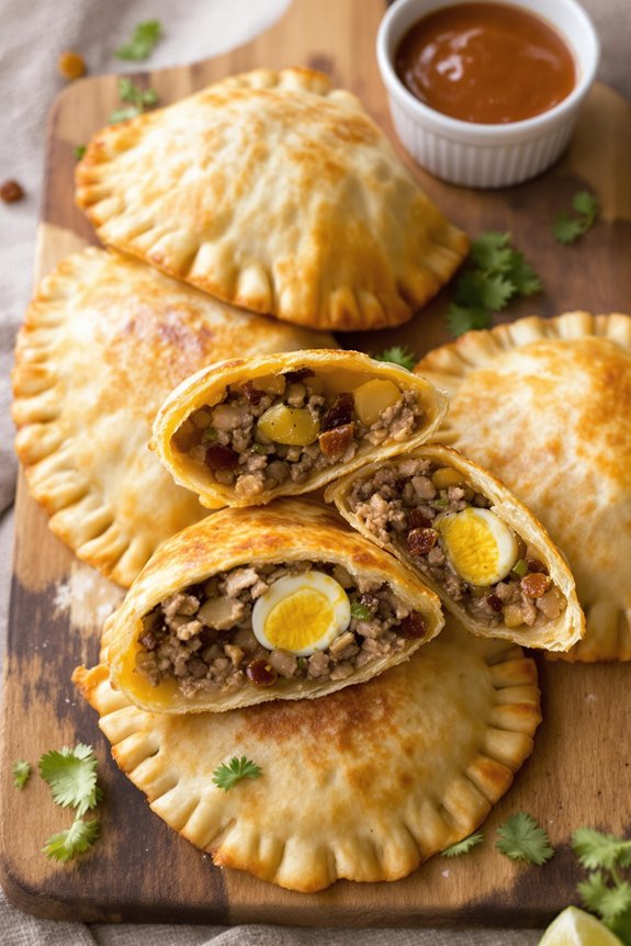 crispy filipino pork empanadas