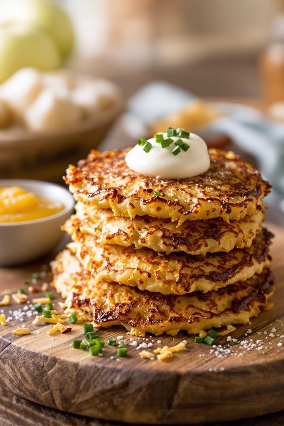 crispy golden potato pancakes