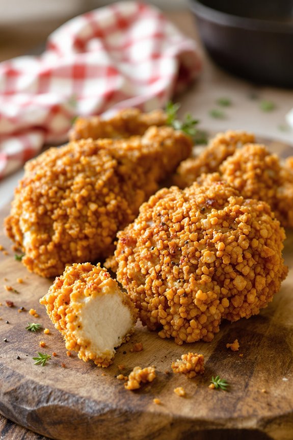 crispy juicy southern fried chicken