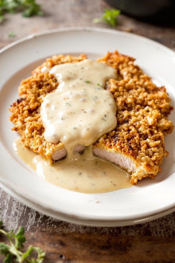 crispy southern chicken fried steak