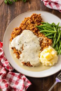 crispy southern chicken fried steak