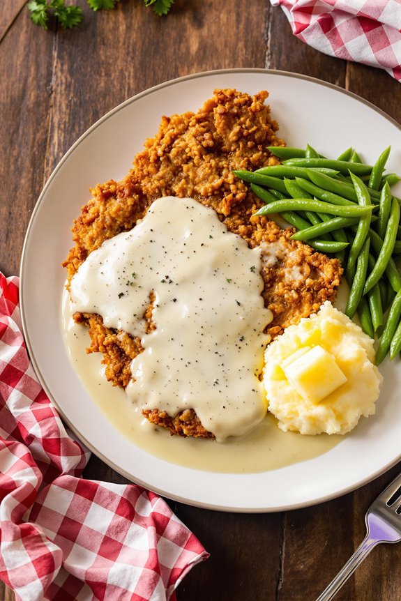 crispy southern chicken fried steak