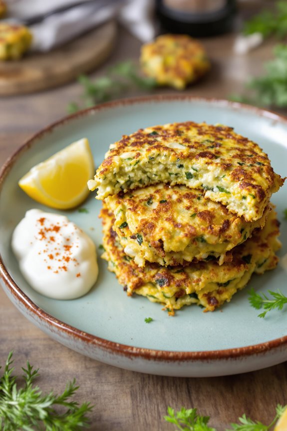 crispy turkish zucchini fritters