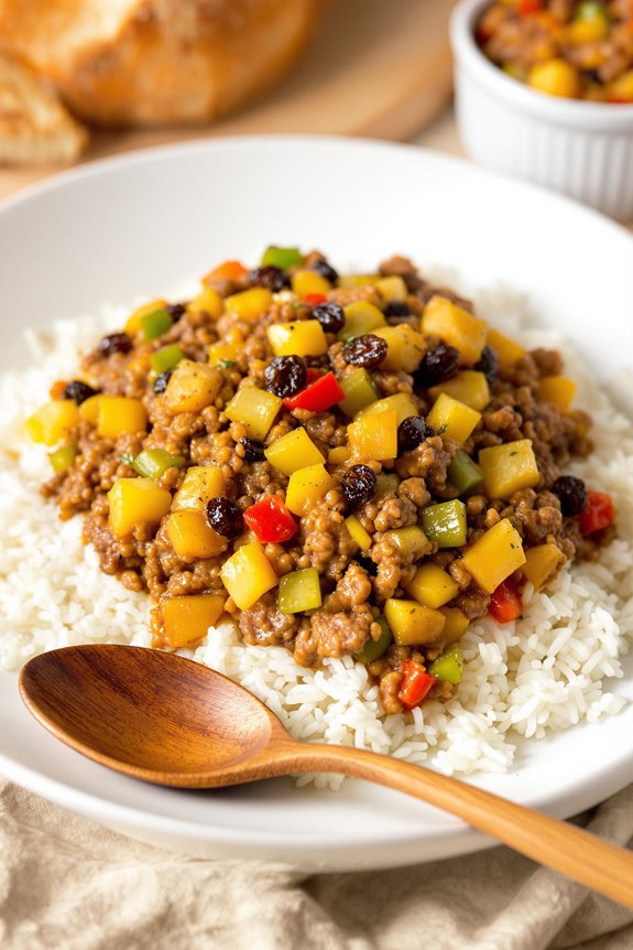 cuban picadillo sweet and savory