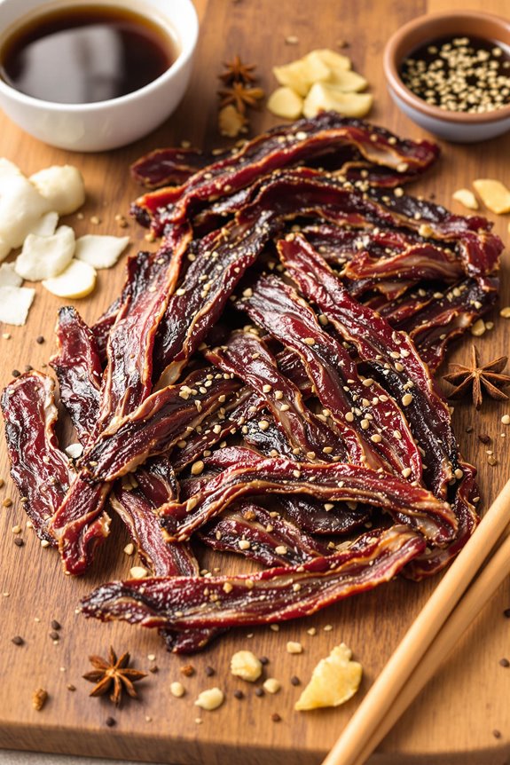 delicious asian beef jerky