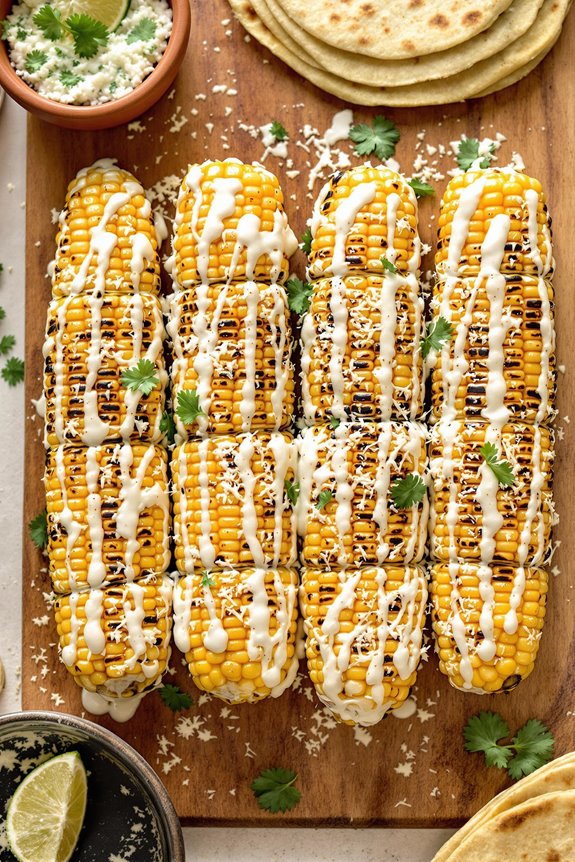 delicious grilled corn dish