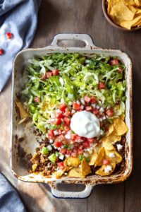 delicious mexican taco casserole