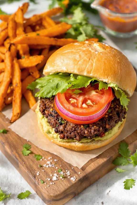 delicious plant based burger recipe