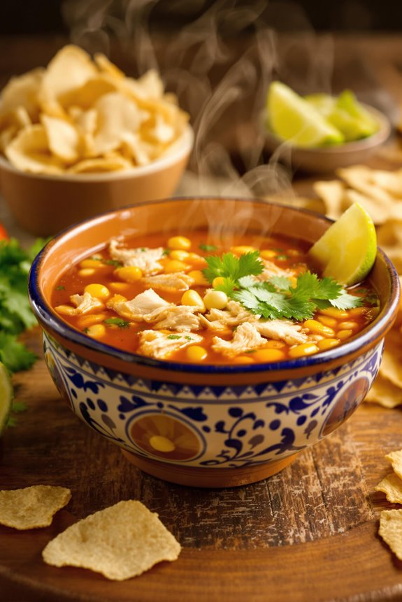 flavorful mexican chicken soup