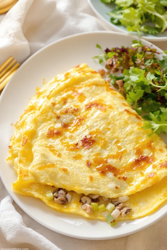 fluffy golden omelette recipe