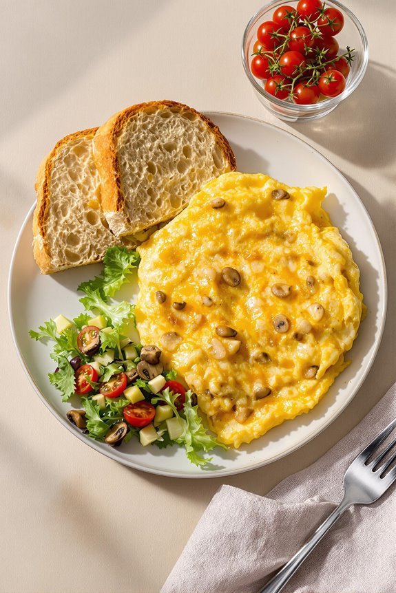 fluffy golden omelette recipe