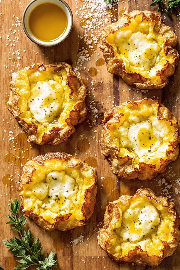golden smashed potato delight