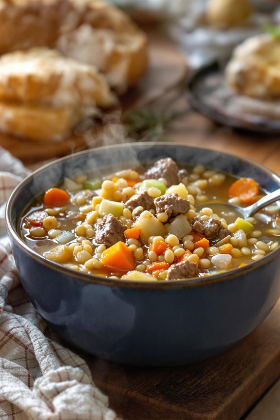 hearty beef and barley soup