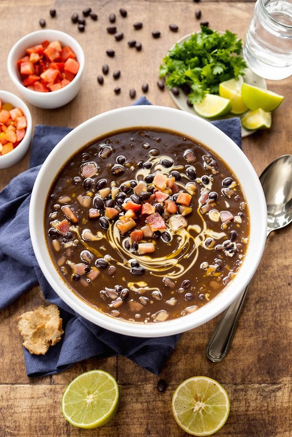 hearty black bean soup