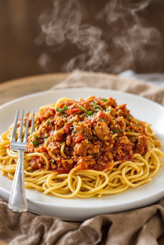 hearty meat lover s spaghetti