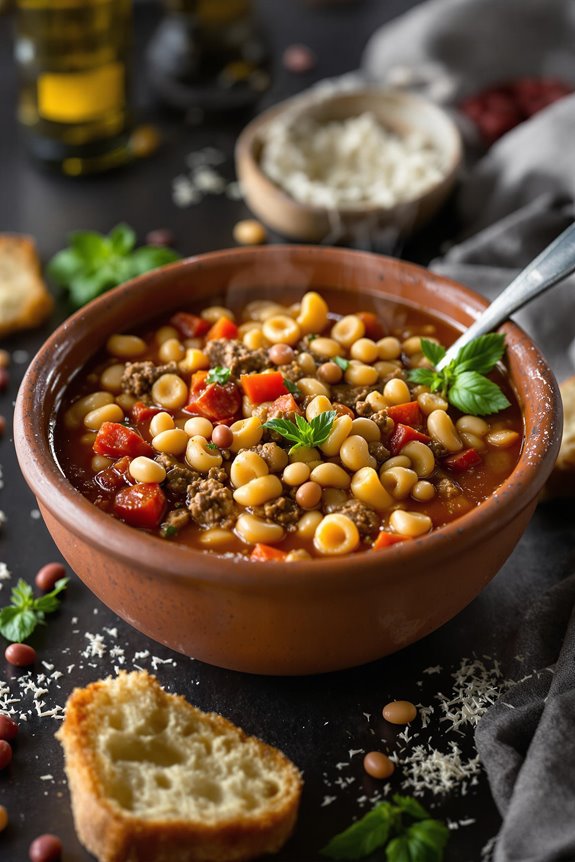 hearty pasta fagioli recipe