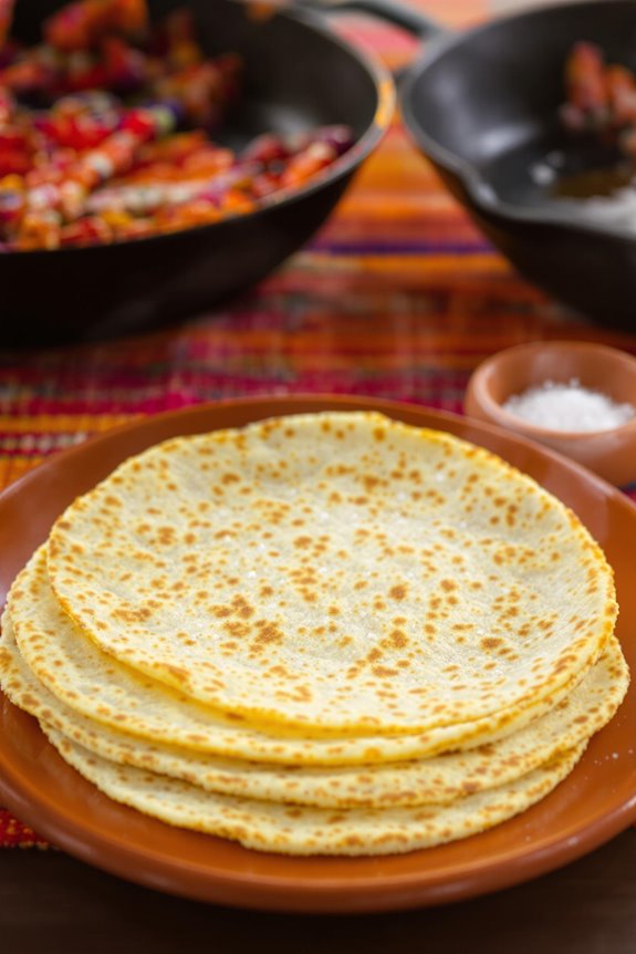 homemade authentic corn tortillas