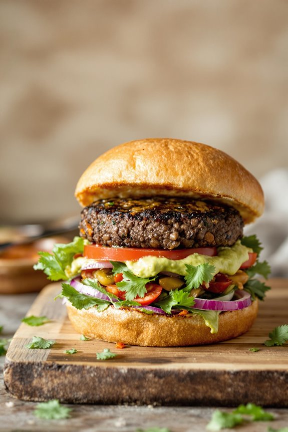 homemade black bean burgers