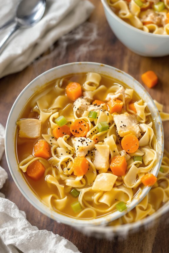 homemade chicken noodle soup