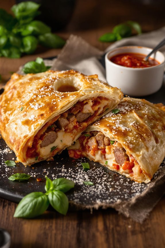 homemade italian calzones recipe