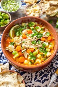 homemade mexican chicken soup