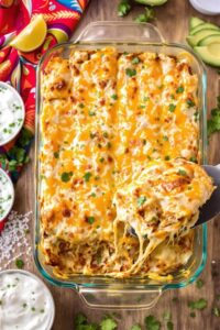 homestyle mexican chicken enchiladas