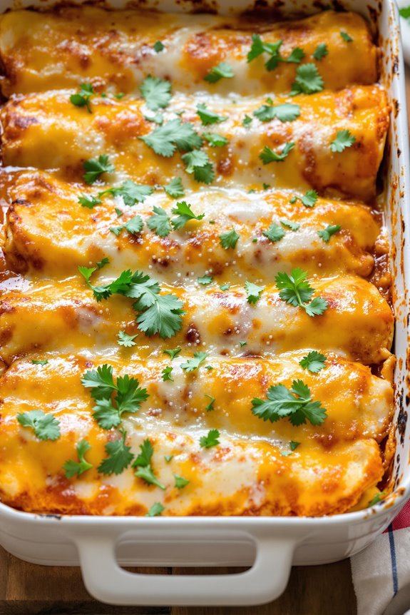 homestyle mexican chicken enchiladas
