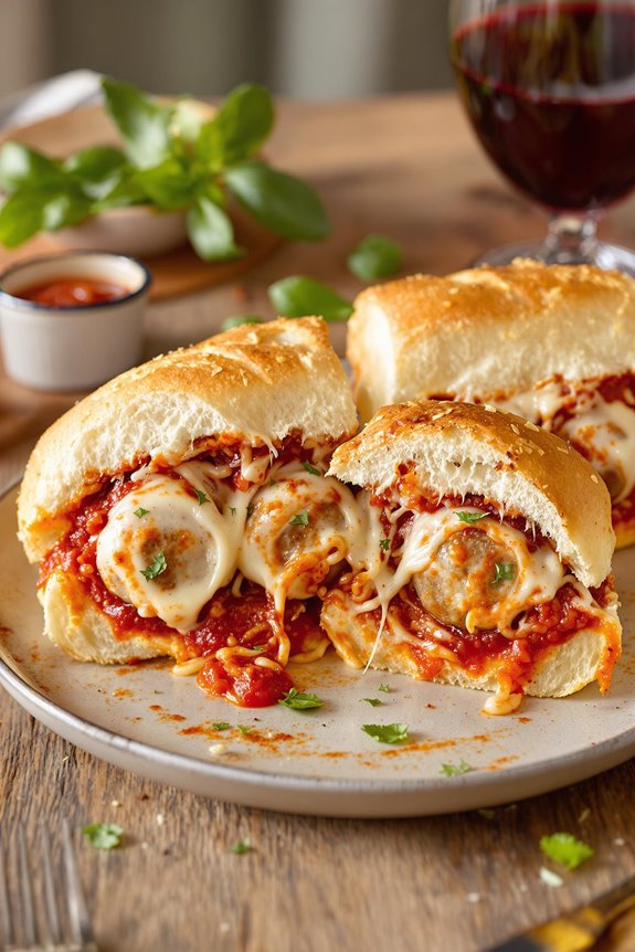 italian turkey meatball sub