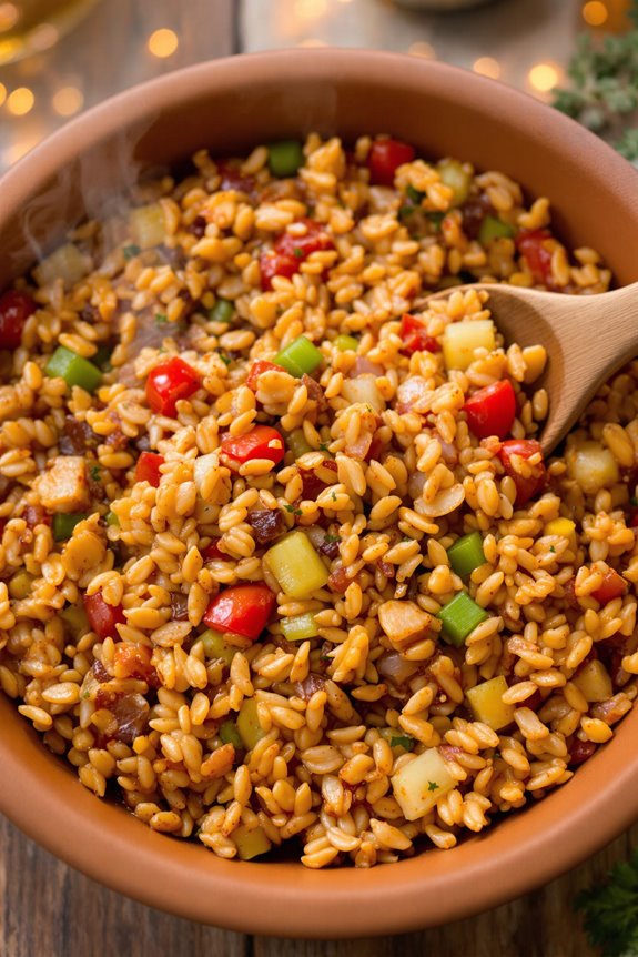 layering flavors for jambalaya